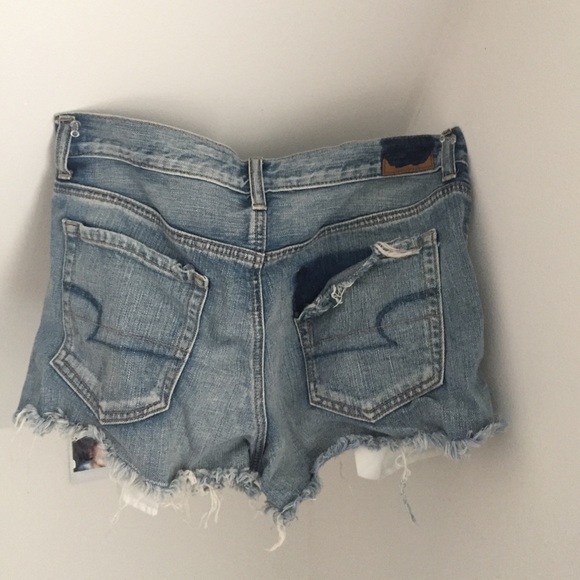 American Eagle Ripped Jean Shorts - Picture 2 of 2